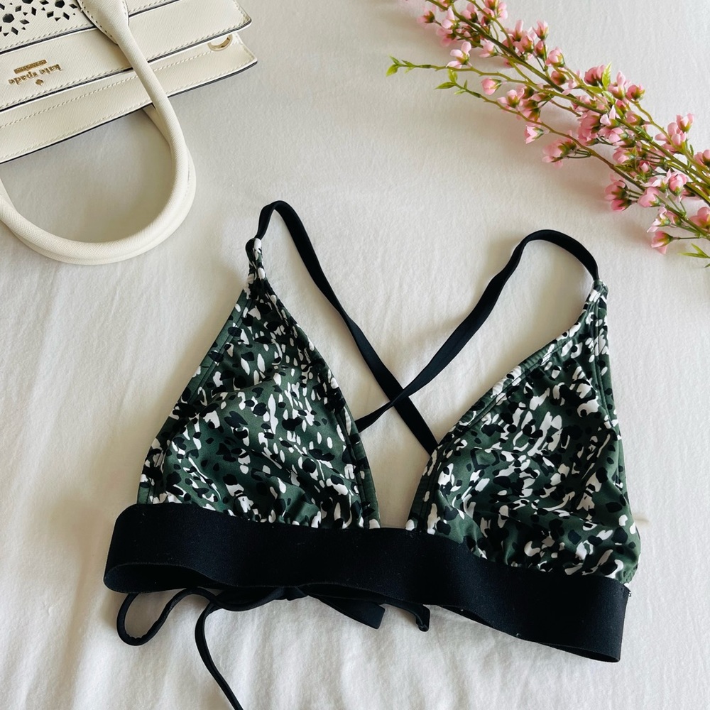 Cheetah Print Bikini Top